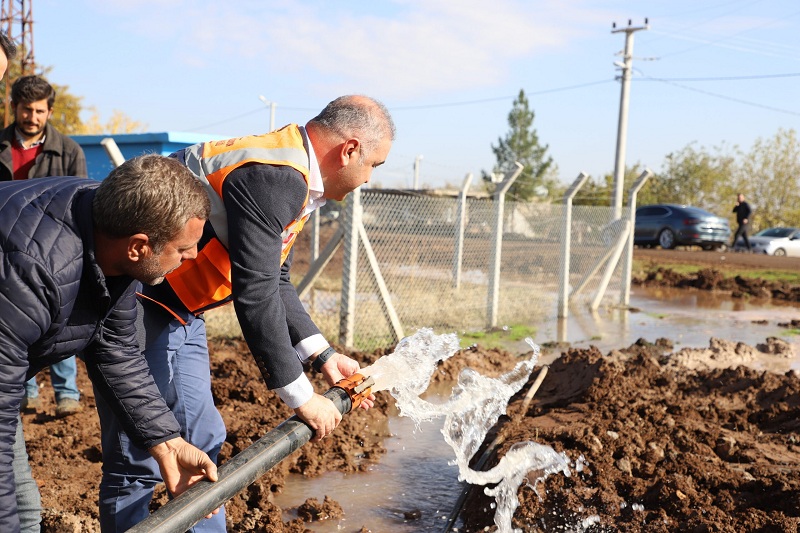 Kayapınar’daki su sorunu çözüldü