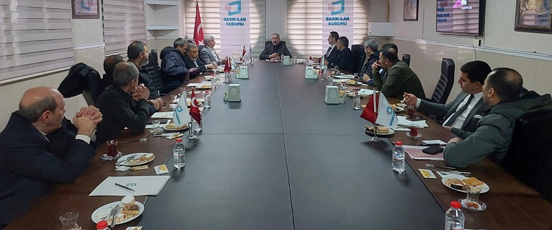 BİK Genel Müdürü Erkılınç, Diyarbakır’da gazetecilerle bir araya geldi