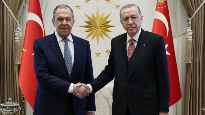 Cumhurbaşkanı Erdoğan Rusya Dışişleri Bakanı Lavrov'u kabul etti