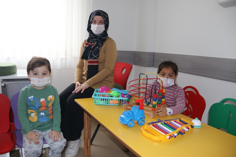 Diyarbakır’da kanser tedavisi gören çocuklar moral buldu