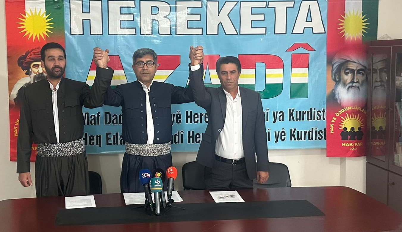Azadi Hareketi ve Kürt Demokrat Partisi’nden HAK-PAR’a destek