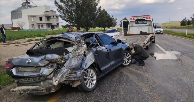Bismil'de trafik kazası: 2 yaralı