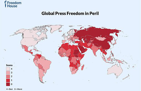 Freedom House Raporu: Türkiye’de basın özgürlüğü geriliyor