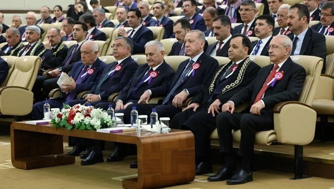 Erdoğan ve Kılıçdaroğlu tokalaşmadı