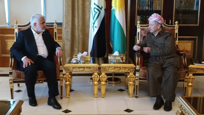 Yapıcıoğlu, Erbil'de Barzani ile görüştü