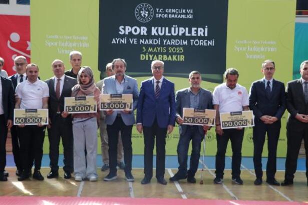 Diyarbakır'da amatör spor kulüplerine 4 milyon liralık destek