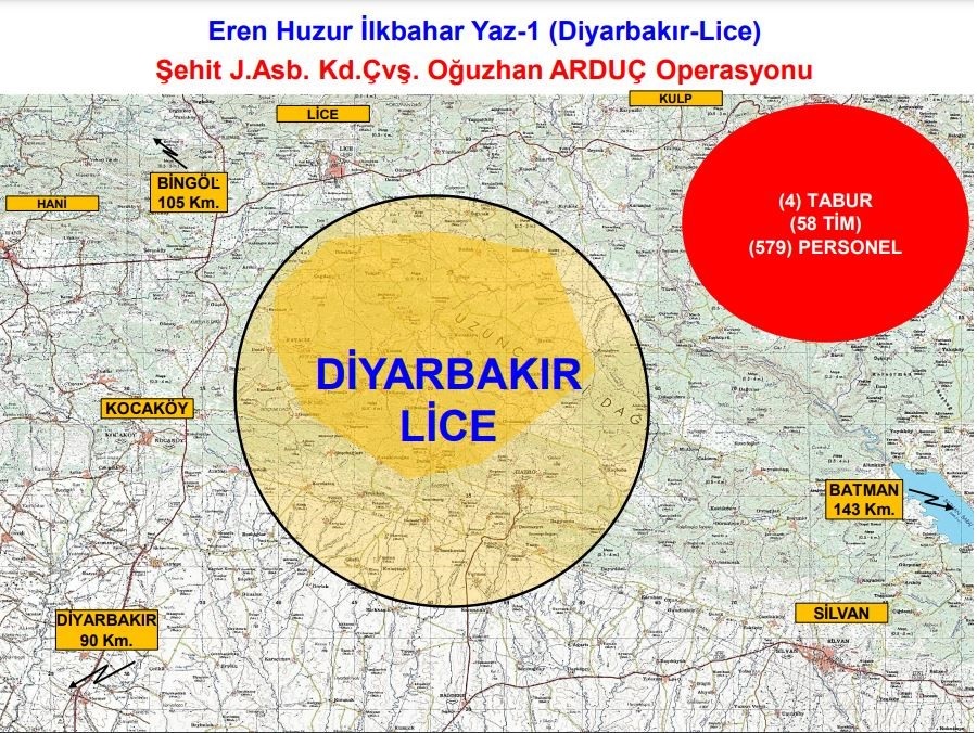Lice’de operasyonlar sürüyor; 2 PKK mensubu öldürüldü
