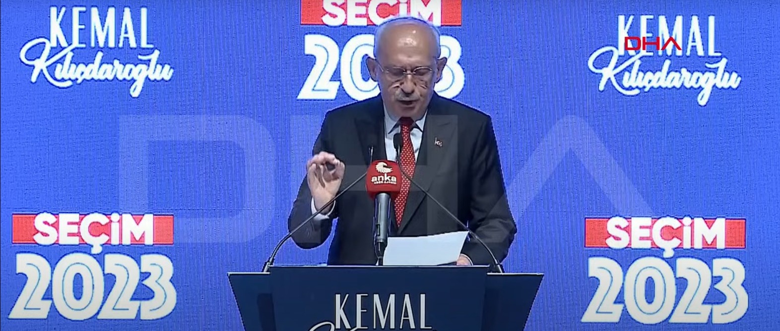 Kemal Kılıçdaroğlu, açıklama yapıyor