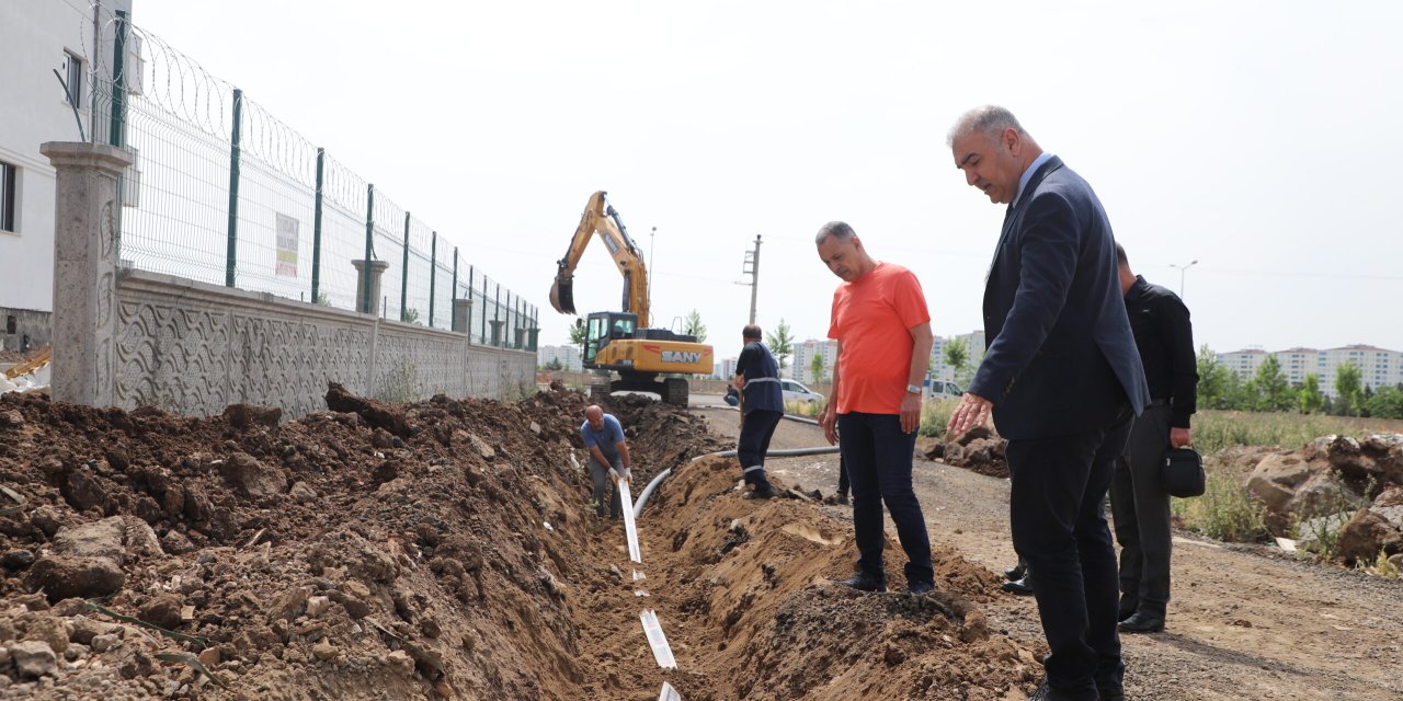 Diyarbakır’da altyapı ve içme suyu çalışması