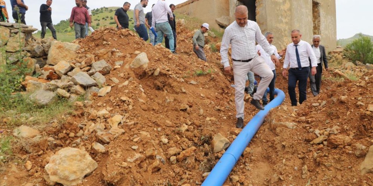 Diyarbakır Hazro'da içme suyu yenileniyor