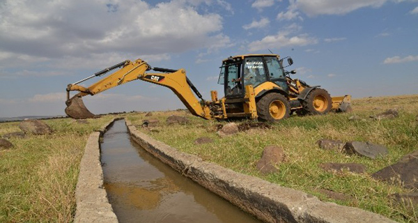 Sulama kanalı onarıldı