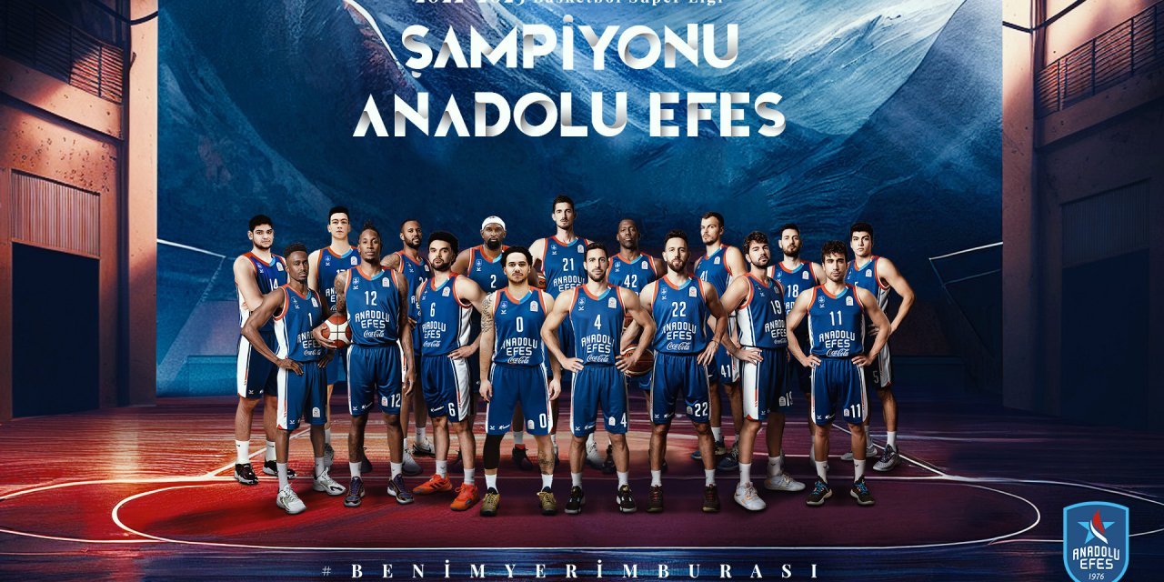 Basketbol Ligi şampiyonu Anadolu Efes oldu