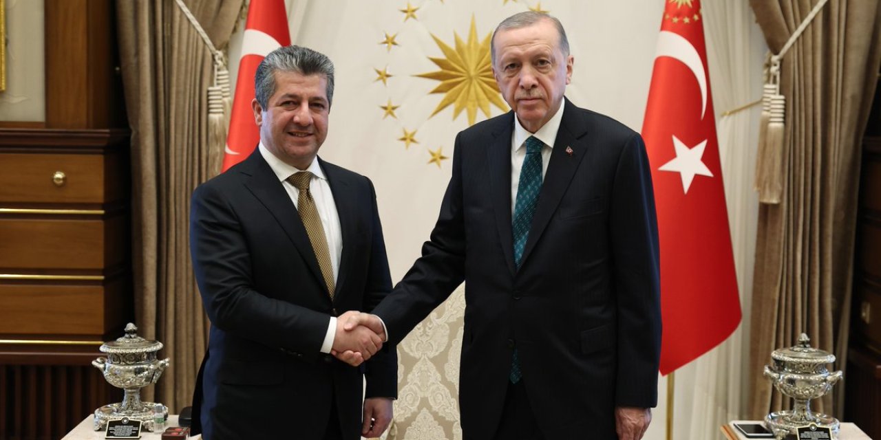 Cumhurbaşkanı Erdoğan, Başbakan Barzani'yi kabul etti