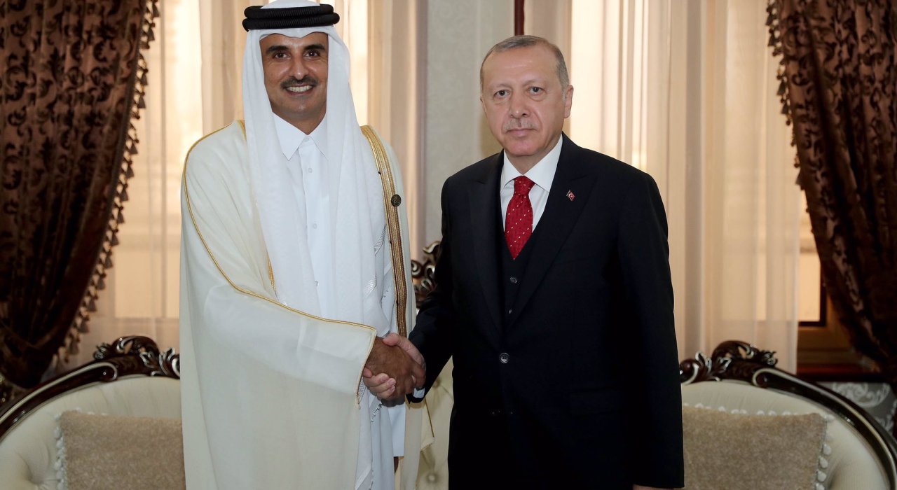 Erdoğan, Katar Emiri Al Sani ile görüştü