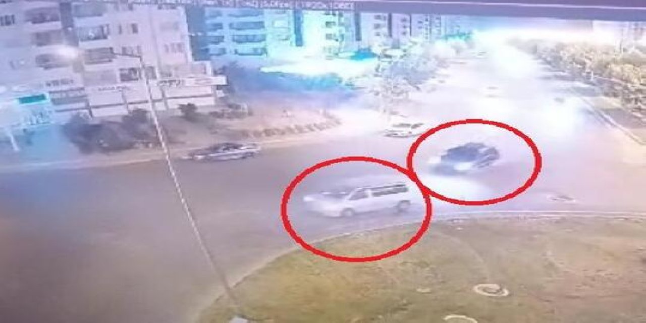 Diyarbakır'da 1 kişinin öldüğü 7 kişinin yaralandığı kaza kamerada
