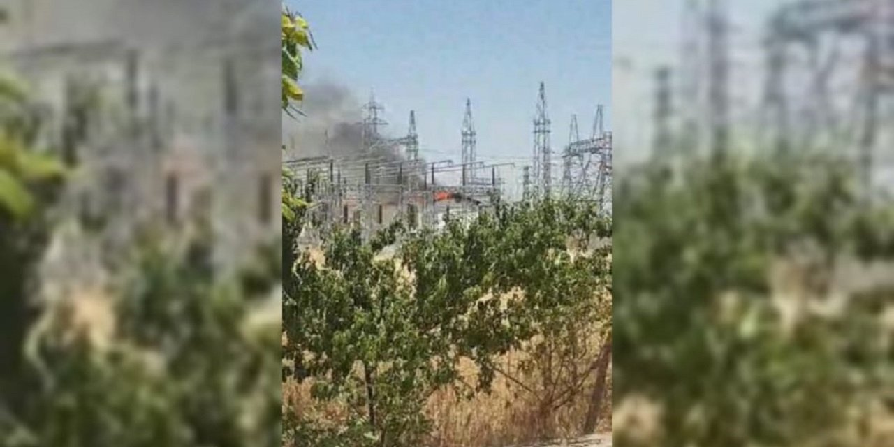 Diyarbakır’da elektrik santralinde yangın çıktı