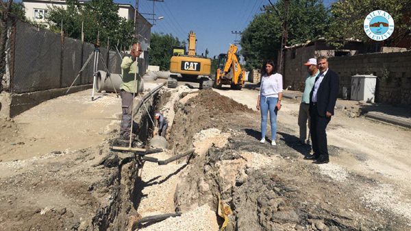 DİSKİ Silvan'da yağmursuyu ve kanalizasyon projesi başlattı