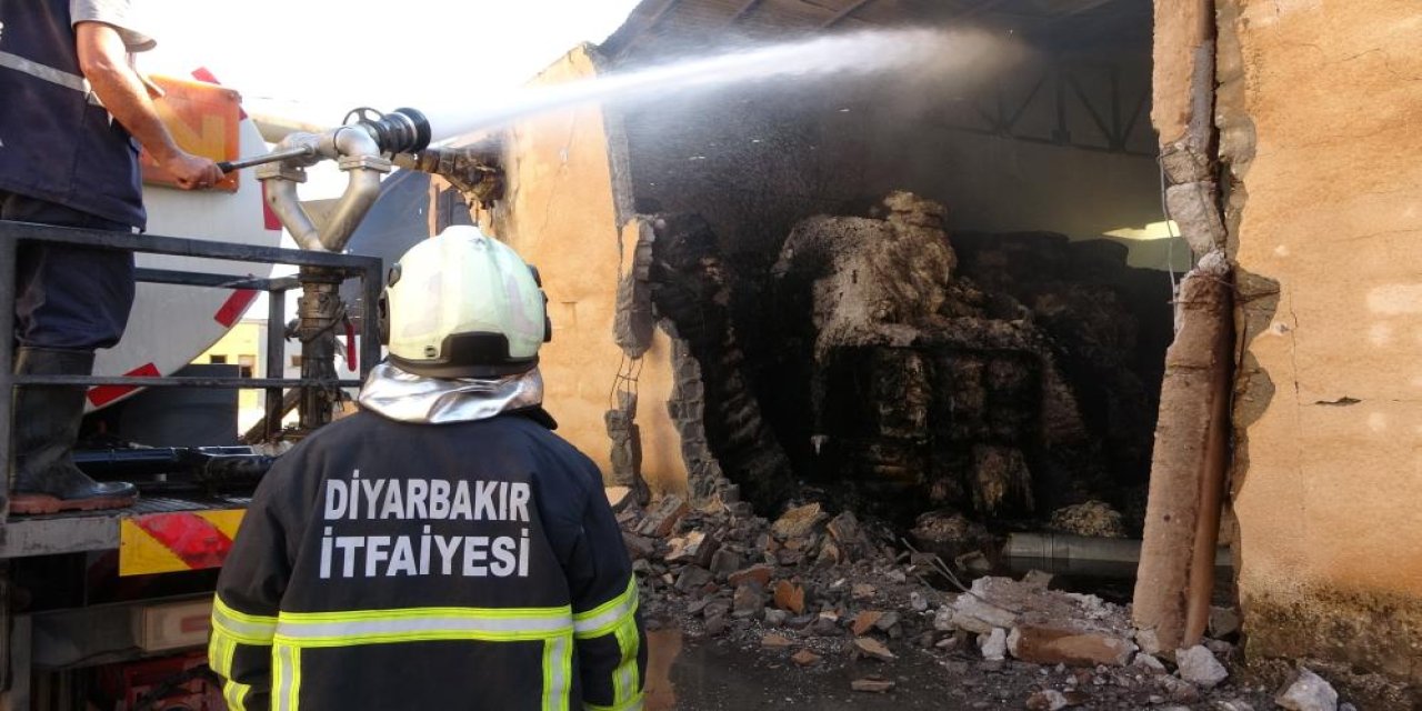 Diyarbakır’daki fabrika yangınında zarar 100 milyon TL