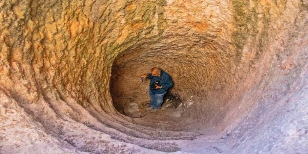 Diyarbakır'ın Hazro ilçesindeki Ayn Dar Kalesi'nde gizli tünel keşfedildi