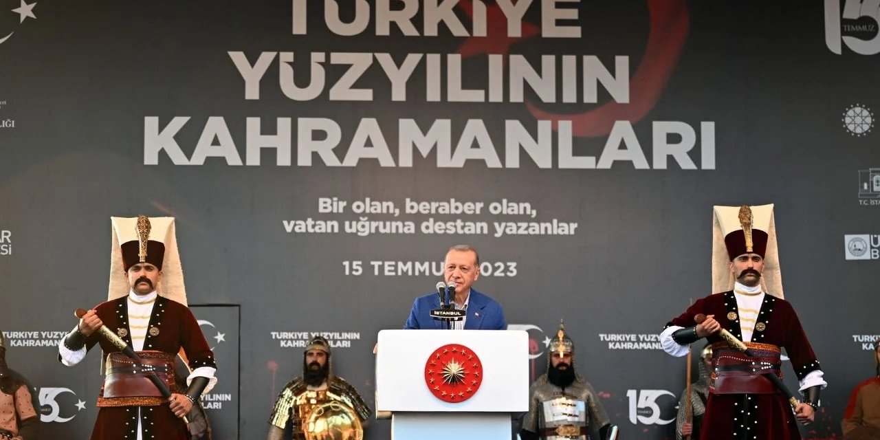 Cumhurbaşkanı Erdoğan 15 Temmuz etkinliğinde konuştu