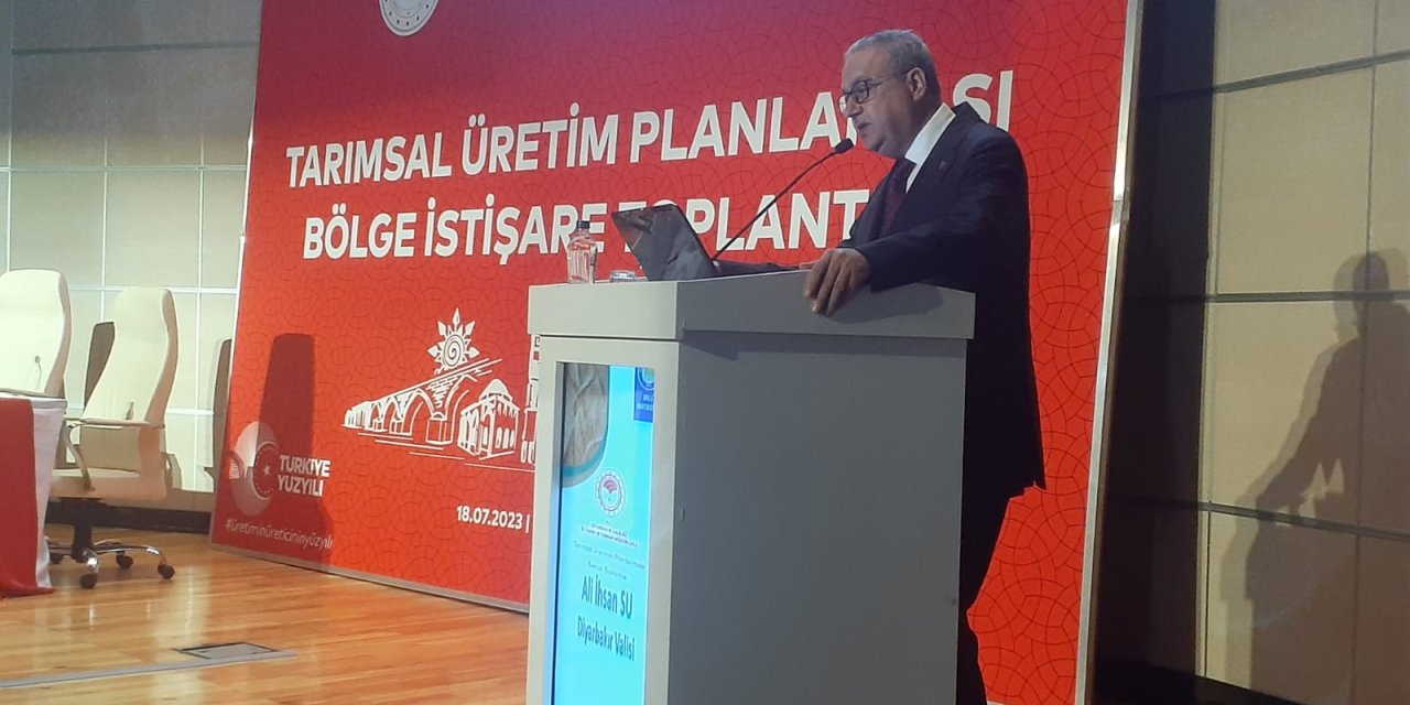 Diyarbakır'da tarımsal üretim planlaması ile ilgili toplantı gerçekleştirildi