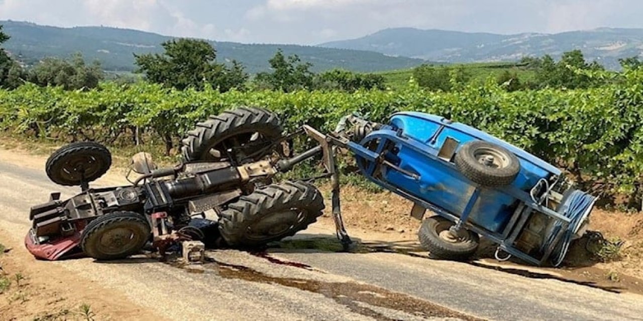Traktör devrildi, 6 yaşındaki çocuk hayatını kaybetti
