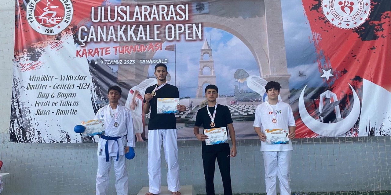 Diyarbakırlı karateci altın madalya kazandı