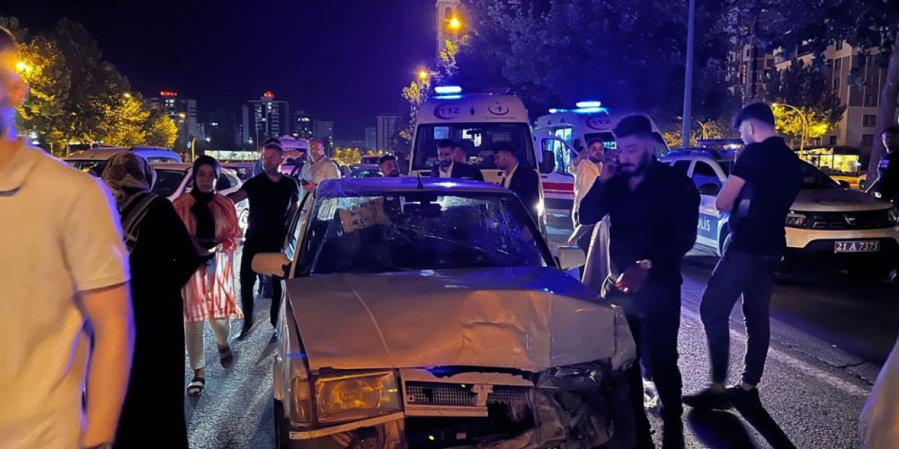 Diyarbakır'da düğün konvoyunda zincirleme kaza