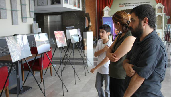 ‘Çocukların Gözünden Diyarbakır’ sergisi beğeni topladı