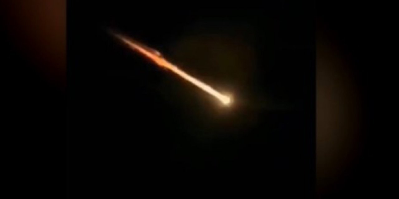 Erzurum'a meteor mu düştü?