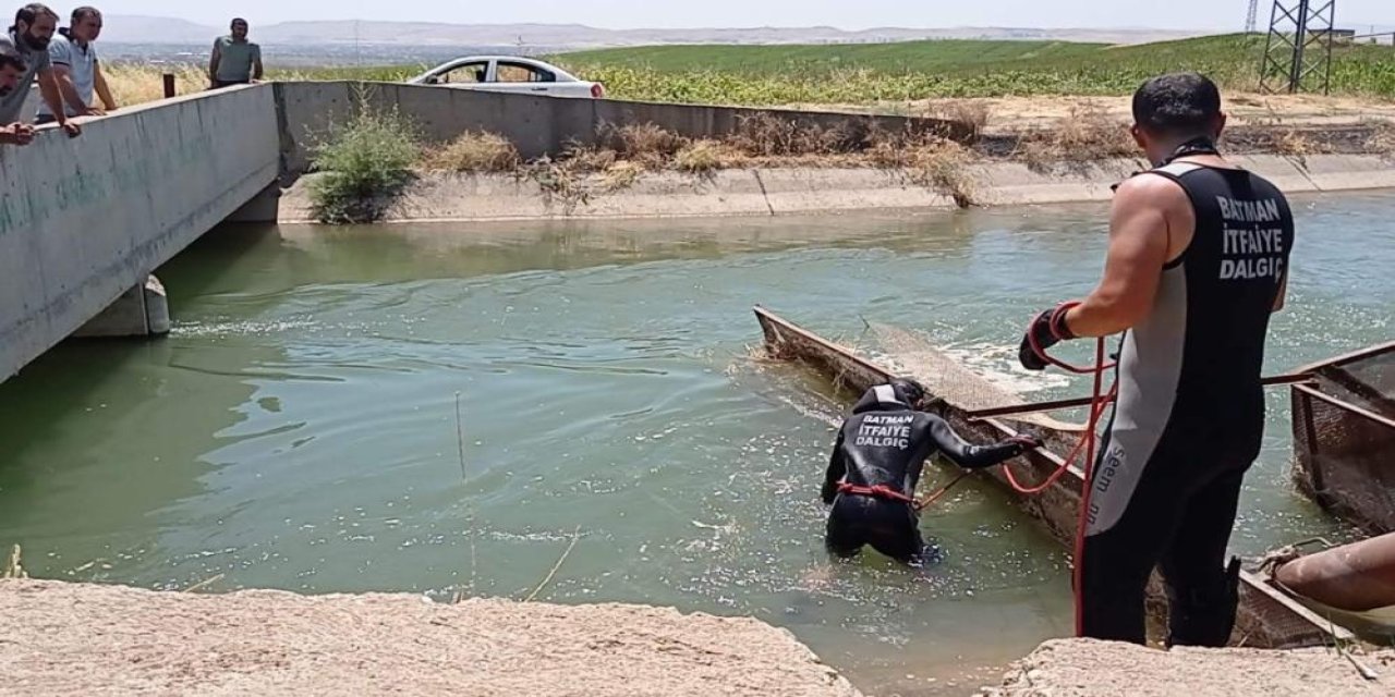 Diyarbakır’da sulama kanalına giren genç, akıntıya kapıldı