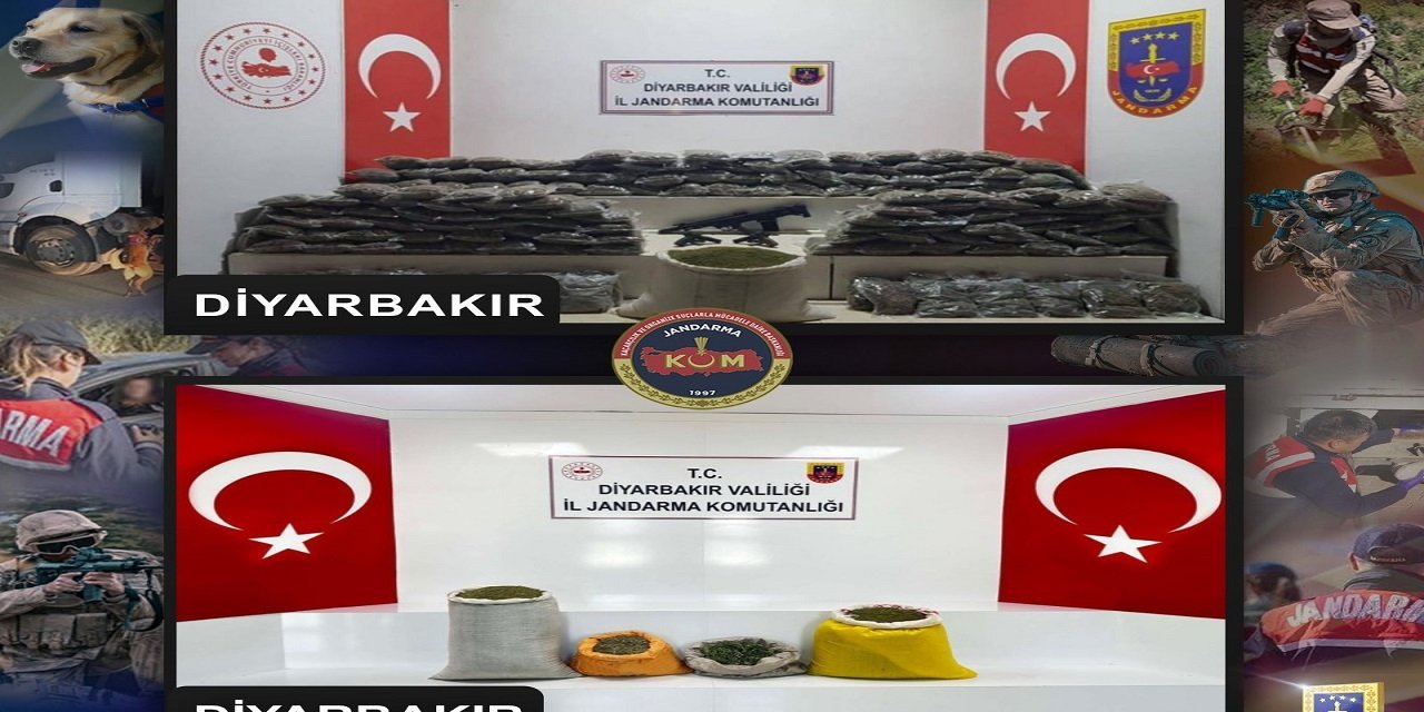 Diyarbakır’da 315 kilo uyuşturucu ele geçirildi