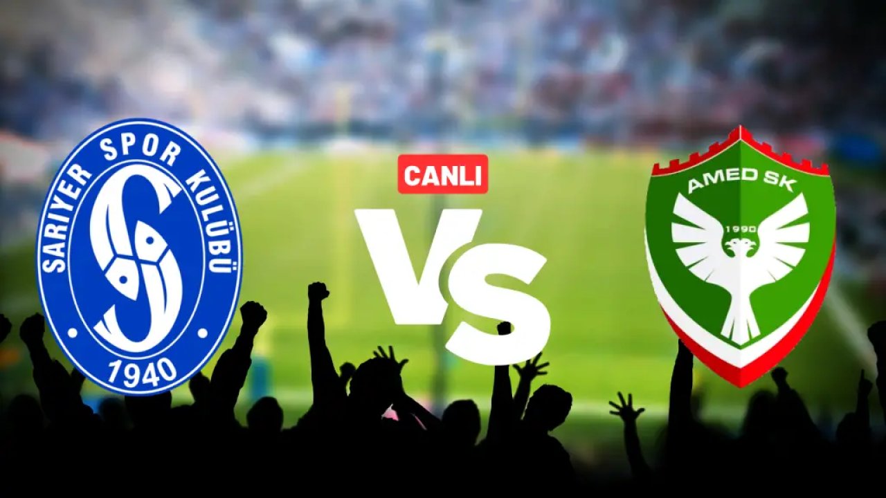 CANLI |Amedspor-Sarıyerspor maçı başladı!