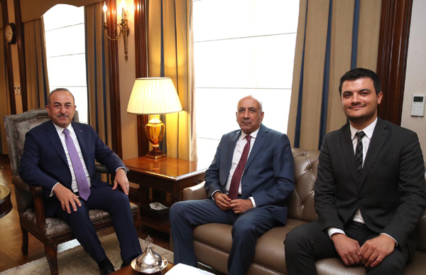 DTSO Başkanı Kaya Dışişleri Bakanı Çavuşoğlu ile bir araya geldi