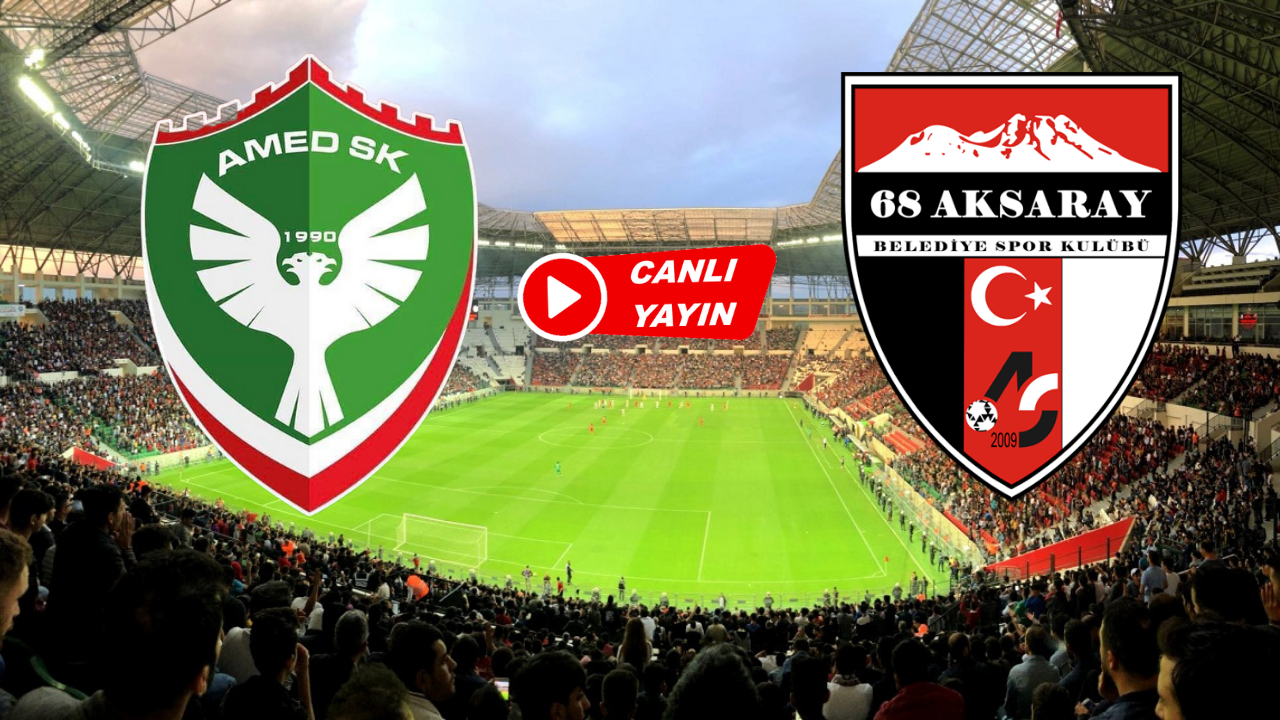 CANLI| Aksaray Belediyespor-Amedspor maçı başladı!