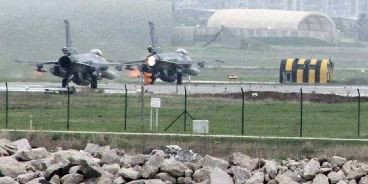 Diyarbakır'da hava hareketliliği; 16 hedef bombalandı