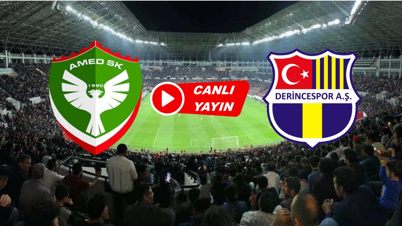 Canlı Yayın: Amedspor-Derincespor