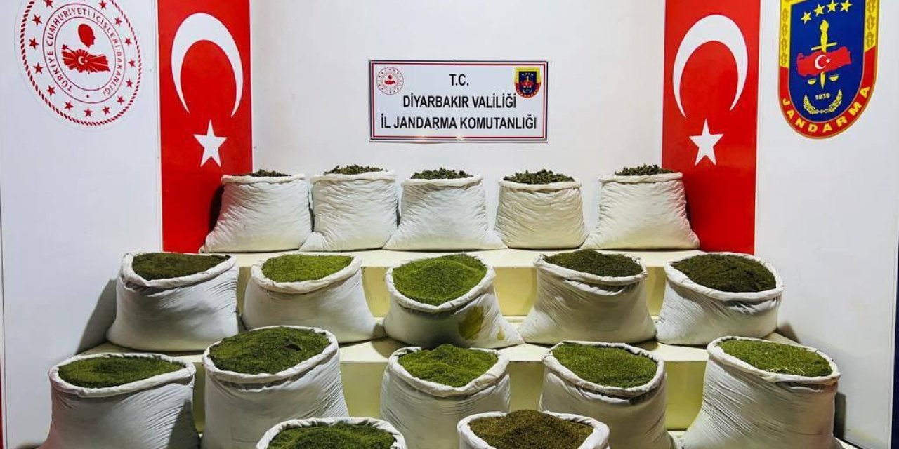 Diyarbakır’da 1 ton 354 kilo esrar ele geçirildi; 6 gözaltı