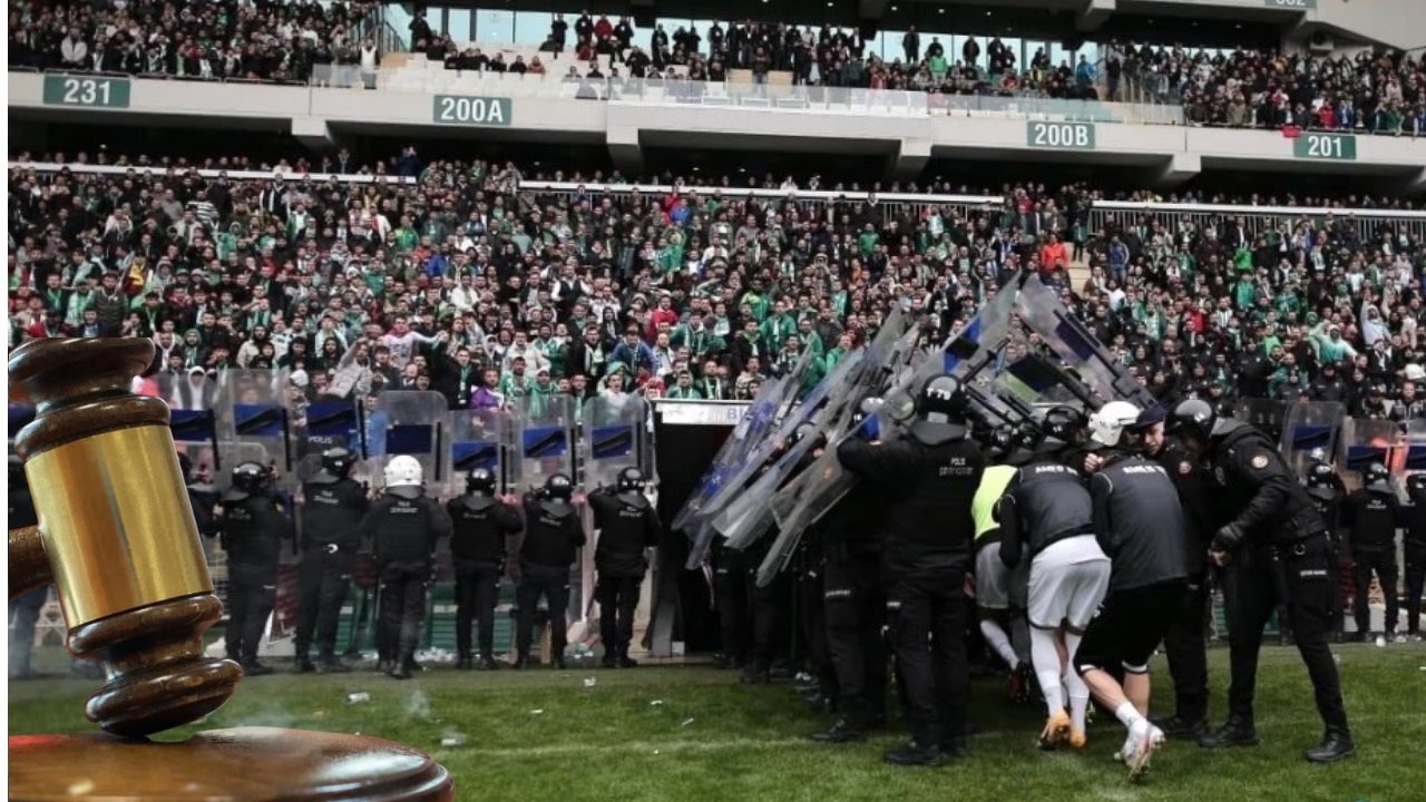 Bursaspor-Amedspor maçının saldırganlarına hapis cezası istemi