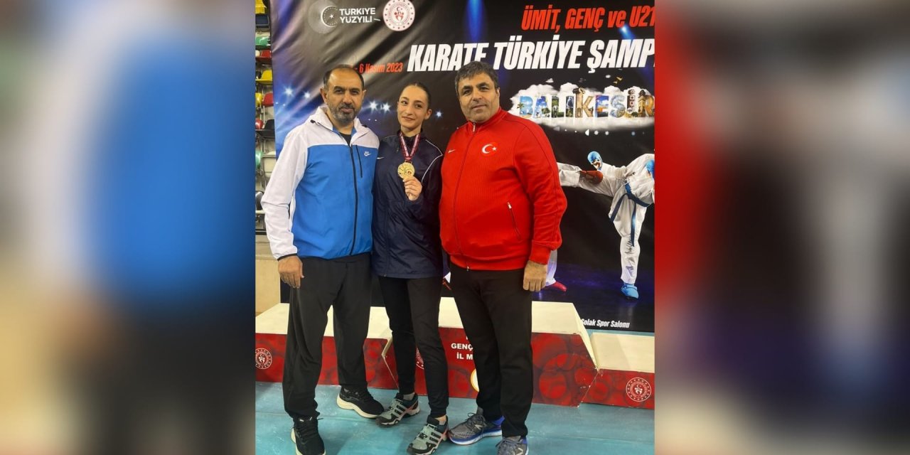 Diyarbakır'ın altın kızı 6.kez Türkiye şampiyonu oldu