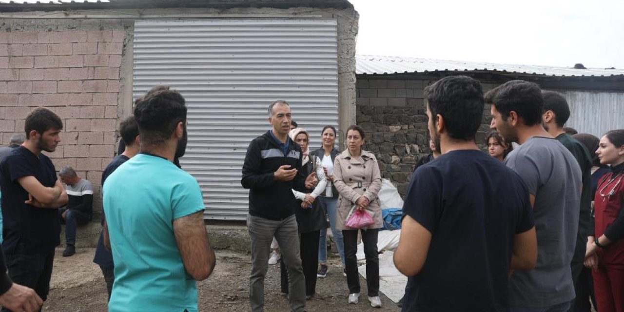 Diyarbakır’da veteriner hekim adayları saha çalışmalarına katıldı