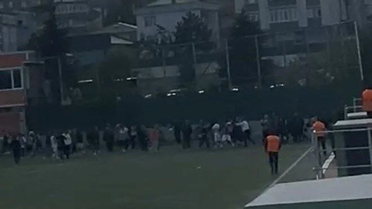 Futbol maçında silahlı saldırı iddiası