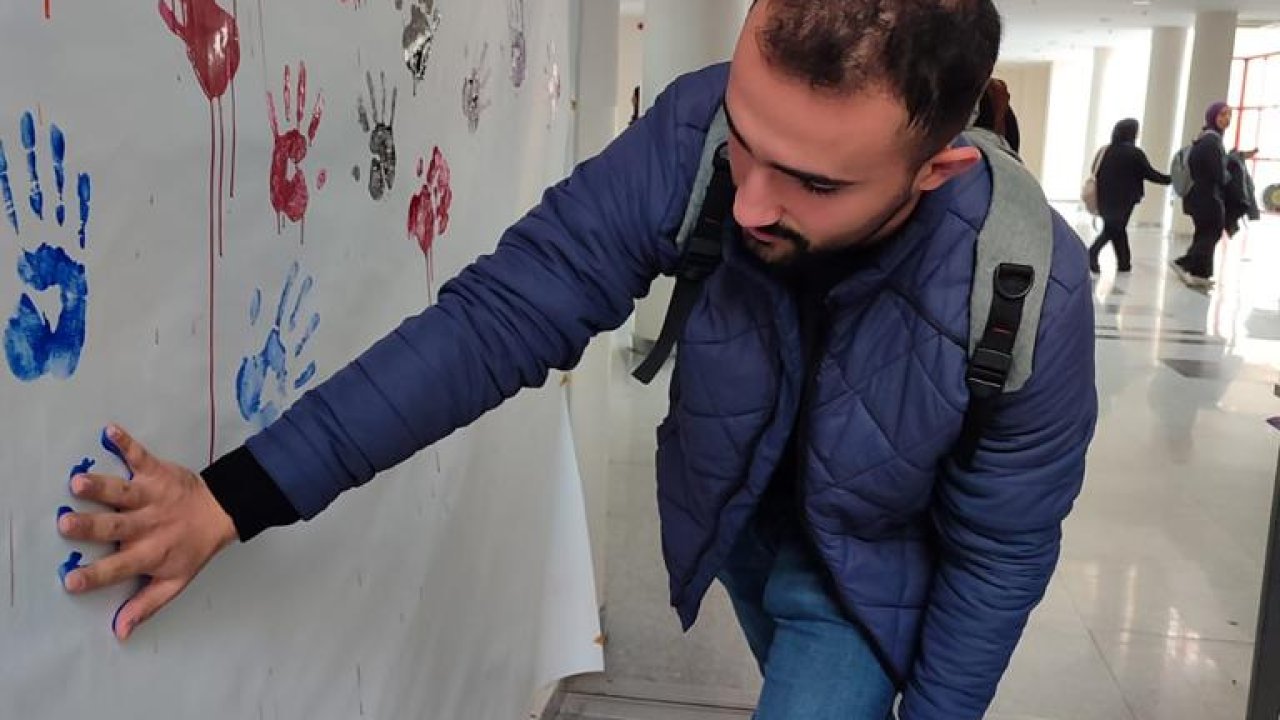 Diyarbakır'da ''Kadına Şiddete Hayır'' duvarı