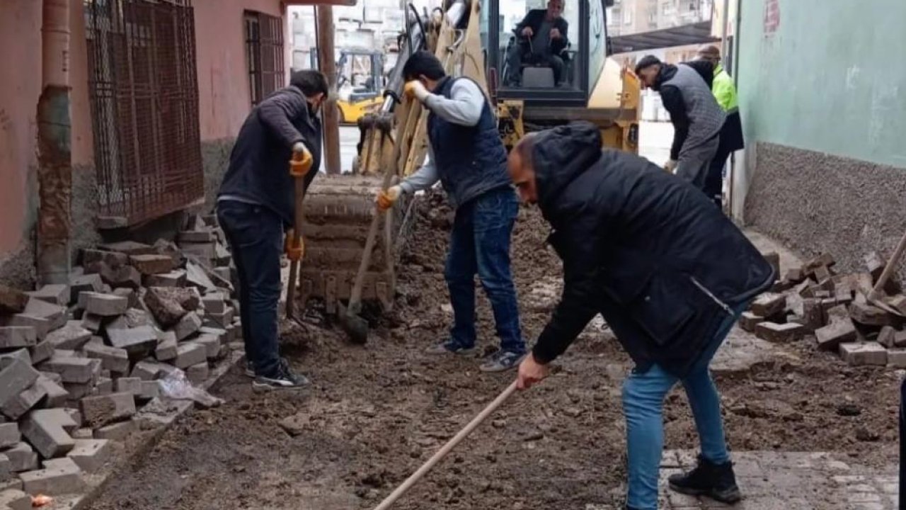 Diyarbakır'da yol iyileştirme çalışmaları