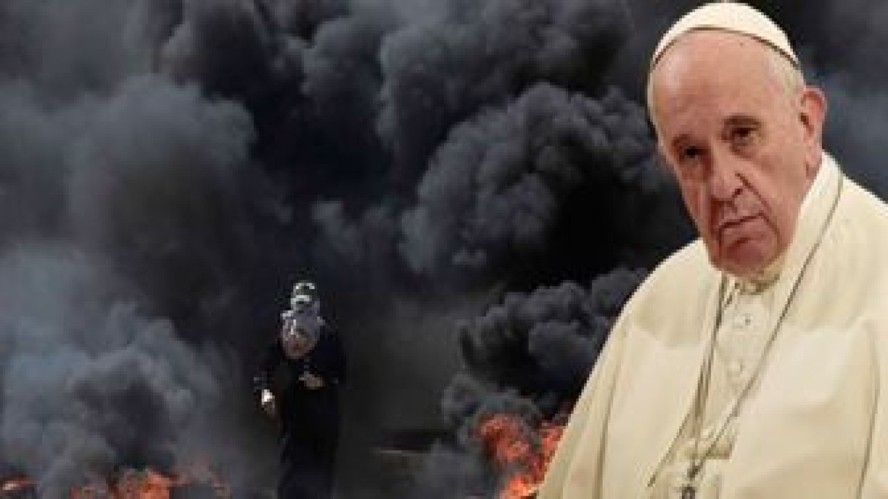 Papa'dan İsrail'in saldırılarına sert tepki