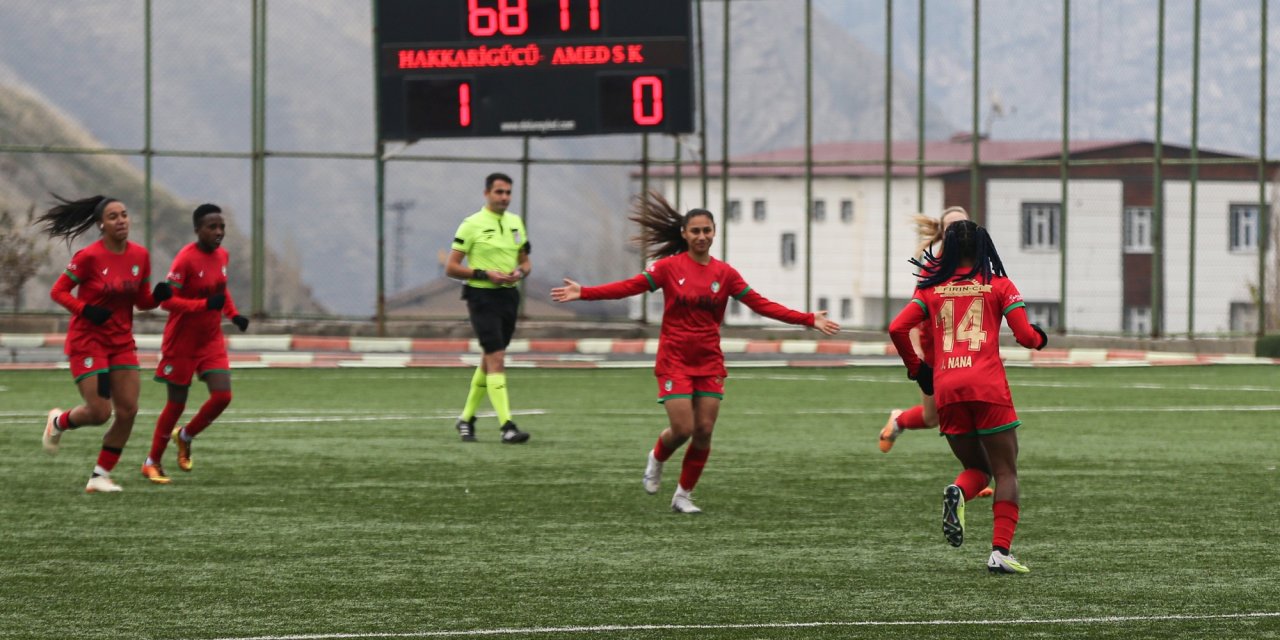 Amedspor Futbol Kadın Takımı, deplasmandan 3 puanla dönüyor