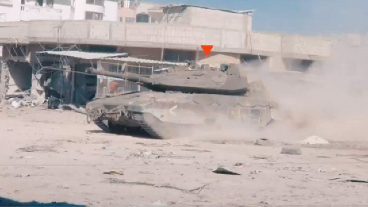 İsrail tankları alev içinde
