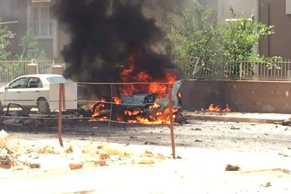 Qamişlo'da bomba yüklü otomobil infilak etti: 2 ölü