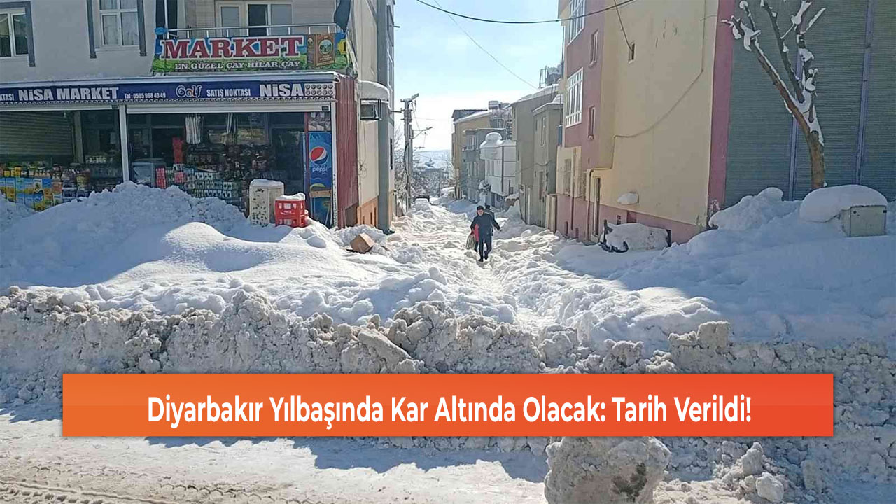 Diyarbakır Yılbaşında Kar Altında Olacak: Tarih Verildi!