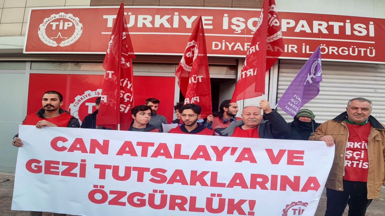 TİP Diyarbakır, Can Atalay için eylem yaptı